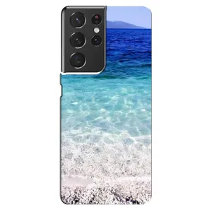 Силіконовий чохол з КАРТИНКАМИ літо для Samsung Galaxy S21 ultra (AlphaPrint) (Море)