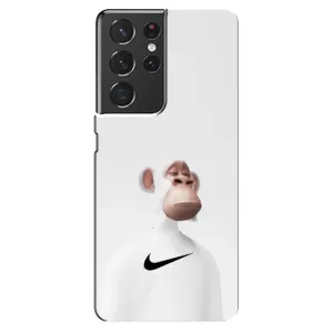 Чехлы с Обезьянами NFT для Samsung Galaxy S21 ultra (AlphaPrint) (обезьяна NFT Nike)