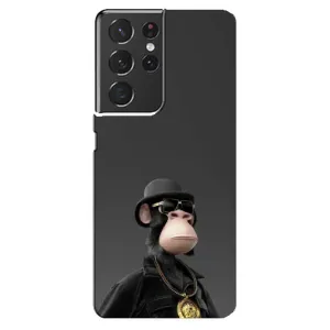 Чехлы с Обезьянами NFT для Samsung Galaxy S21 ultra (AlphaPrint) (Обезьяна NFT)