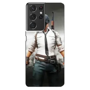 Чехол PUBG для Самсунг S21 Ультра (AlphaPrint)