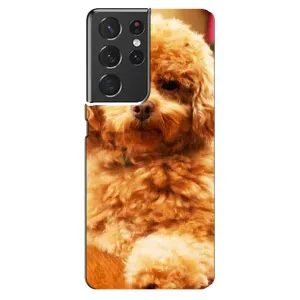 Чехлы с собаками для Samsung Galaxy S21 ultra (VPrint) (Щенок Бишон)