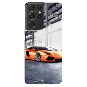 Чехлы с Машинами на Самсунг S21 Ультра (VPrint) (Sport Car)