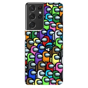 Чехол Амонг Ас для Samsung Galaxy S21 ultra (AlphaPrint) (Убит)