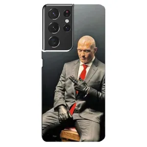 Чехол с картинкой Александр Усик для Samsung Galaxy S21 ultra (Усик Hitman)
