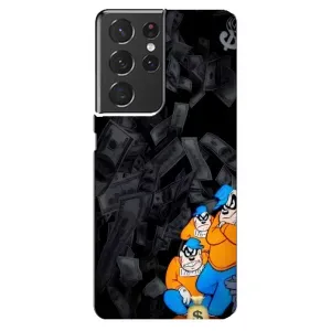 Чехлы с крутыми принтами для Samsung Galaxy S21 ultra - (PREMIUMPrint) (Воры)