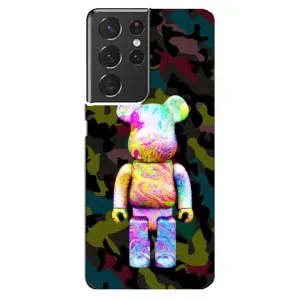 Чехлы для Samsung Galaxy S21 ultra - Bearbrick Louis Vuitton (PREMIUMPrint) (Яркий Bearbrick)