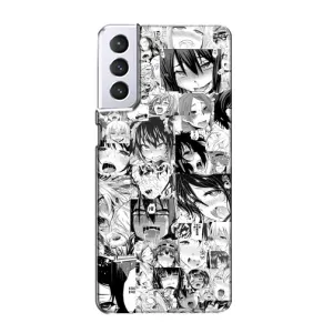Чехол с принтом «Ahegao manga» для Samsung Galaxy S21