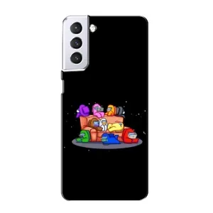 Чехол Амонг Ас для Samsung Galaxy S21 (AlphaPrint) (Амонг-ас)