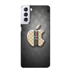 Чехлы ГУЧЧИ для Самсунг С21 (AlphaPrint) (Apple gucci)