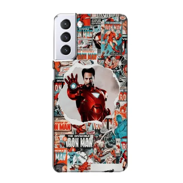 Чехол с принтом «Айронмен» для Samsung Galaxy S21 Чехол с принтом «Айронмен» для Samsung Galaxy S21