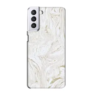 Чехол с принтом «Белый мрамор» для Samsung Galaxy S21