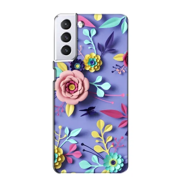 Чехол с принтом «Цветочный дизайн» для Samsung Galaxy S21