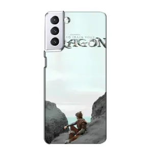 Чехол как приручить дракона на Samsung Galaxy S21 (Дракон лого)