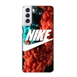 Чохол для Samsung Galaxy S21 - з принтом Найк (AlphaPrint) (Димчастий найк)