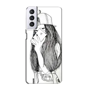 Чехол с принтом «Фото девочки» для Samsung Galaxy S21