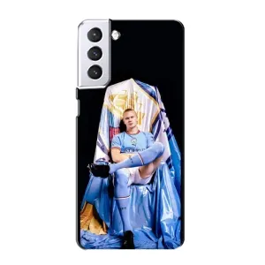 Чохли з футболістом Ерлінг Холанд для Samsung Galaxy S21 (AlphaPrint) (футболіст Холанн)