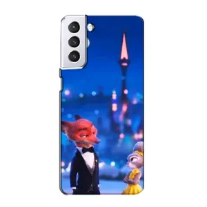 Чехол Зоотрополіс на Samsung Galaxy S21 (Романтический вечер Зверополис)