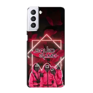 Чехол Гра в кальмара для Samsung Galaxy S21 (Охранники Игра кальмара)