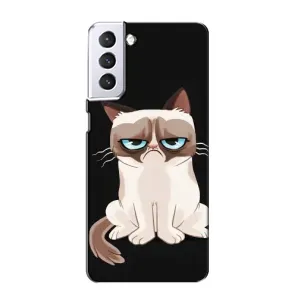Чехол с принтом «Грустный кот» для Samsung Galaxy S21