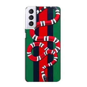 Чехлы ГУЧЧИ для Самсунг С21 (AlphaPrint) (Gucci змия)