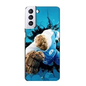 Чехол с принтом Фантастическая четверка для Samsung Galaxy S21 (Существо Фантастическая Четверка)