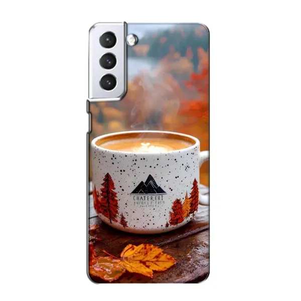 Чехол с принтом «Кофе на природе» для Samsung Galaxy S21