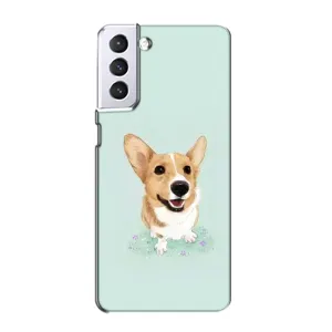 Чехол с принтом «Корги» для Samsung Galaxy S21