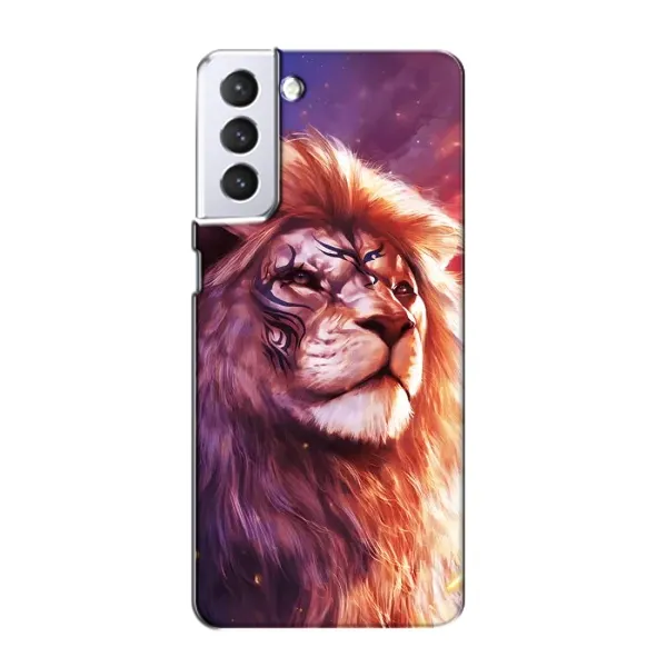 Чохол з принтом «Красочний Лев» для Samsung Galaxy S21 Чохол з принтом «Красочний Лев» для Samsung Galaxy S21
