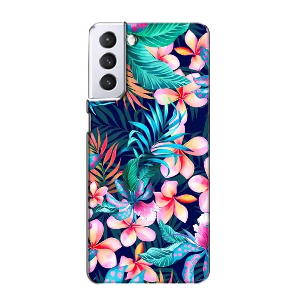 Чехол с принтом «Красочные цветы» для Samsung Galaxy S21