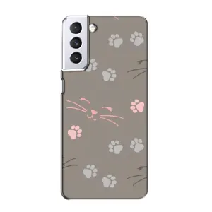 Чехол с принтом «Лапы и усы» для Samsung Galaxy S21
