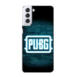 Чехол PUBG для Самсунг С21 (AlphaPrint) (Лого PUBG)