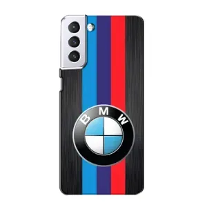 Чехол для Самсунг С21 - с принтом БМВ (AlphaPrint) (Лого BMW)
