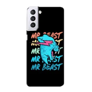 Чохол з принтом «logo Mr beast» для Samsung Galaxy S21