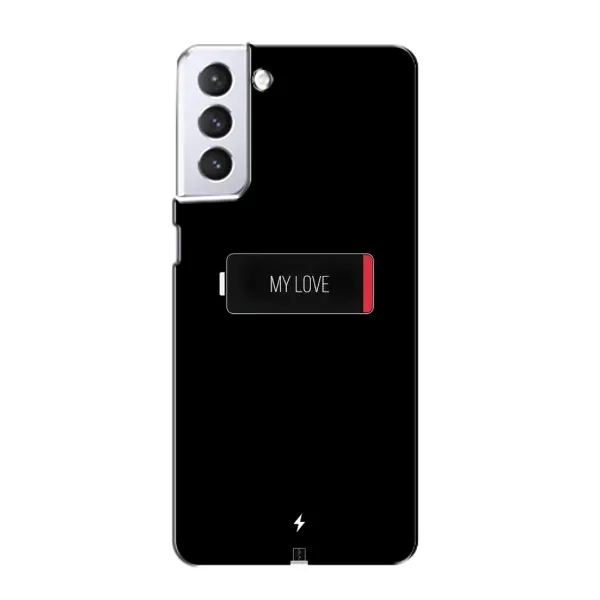 Чехол с принтом «Love battery» для Samsung Galaxy S21 Чехол с принтом «Love battery» для Samsung Galaxy S21
