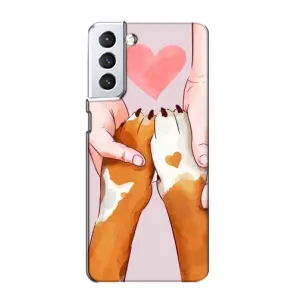 Чехол с принтом «Любовь к собакам» для Samsung Galaxy S21