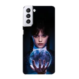 Чехол с дизайном Венздей 2 на Samsung Galaxy S21 (Магическая сфера Уэнздей)