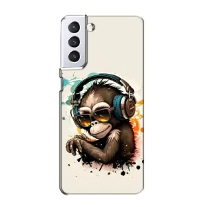 Чехол с Обезьянами Samsung Galaxy S21 - (AlphaPrint)