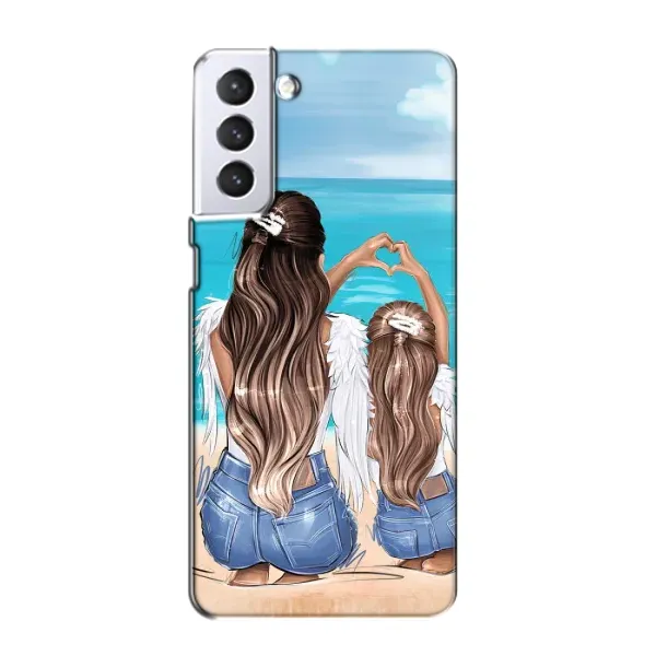 Чохол з принтом «Мама з донькою» для Samsung Galaxy S21 Чохол з принтом «Мама з донькою» для Samsung Galaxy S21