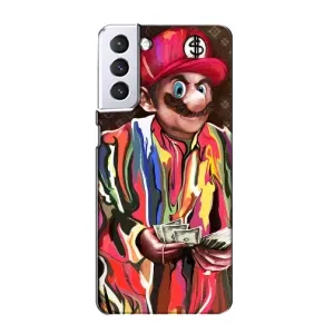 Чехол с принтом «Mario LV» для Samsung Galaxy S21
