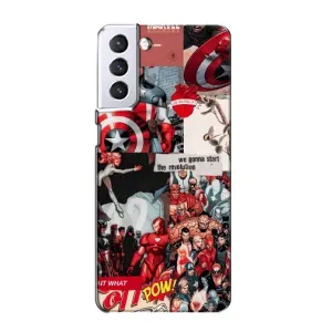 Чехол с принтом «Марвел Комикс» для Samsung Galaxy S21