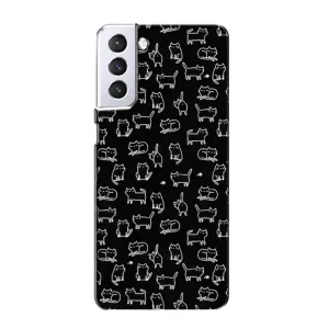 Чехол с принтом «Меленькие котики» для Samsung Galaxy S21
