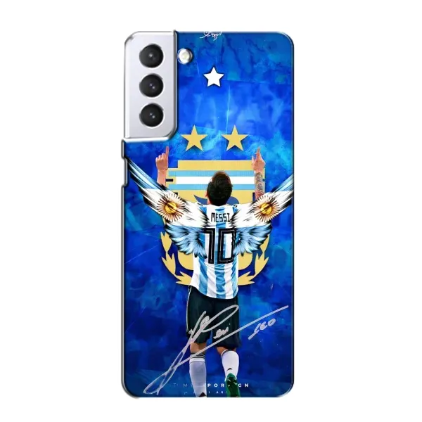 Чохол з принтом «Мессі Аргентина» для Samsung Galaxy S21