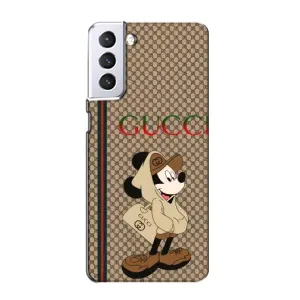 Чехлы ГУЧЧИ для Самсунг С21 (AlphaPrint) (Mickey GUCCI)