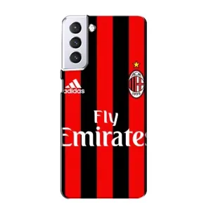 Чехлы для Samsung Galaxy S21 (VPrint) - Футбольные клубы (Milan)