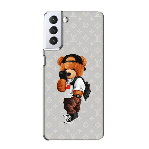 Чехол с принтом «Мишка Луи» для Samsung Galaxy S21 Чехол с принтом «Мишка Луи» для Samsung Galaxy S21