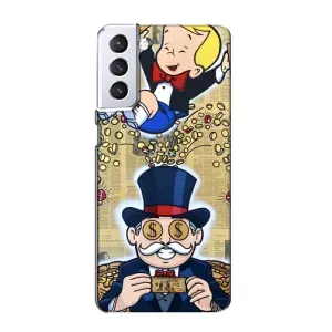 Чехол с принтом «Монополия Мен» для Samsung Galaxy S21