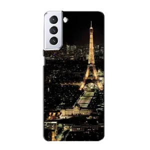 Чохол Ейфелева Вежа Samsung Galaxy S21 - (AlphaPrint) (Нічний Париж)