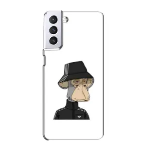 Чехлы с Обезьянами NFT для Samsung Galaxy S21 (AlphaPrint) (обезьяна NFT Adidas)