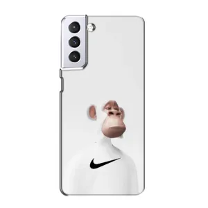 Чехлы с Обезьянами NFT для Samsung Galaxy S21 (AlphaPrint) (обезьяна NFT Nike)