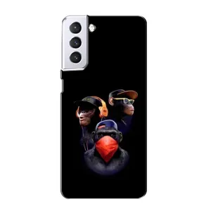 Чехол с принтом «Три обезьяны» для Samsung Galaxy S21